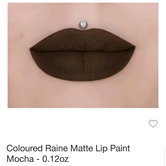 COLOURED RAINE MATTE LIP PAINT "MOCHA" - Picture 1 of 3